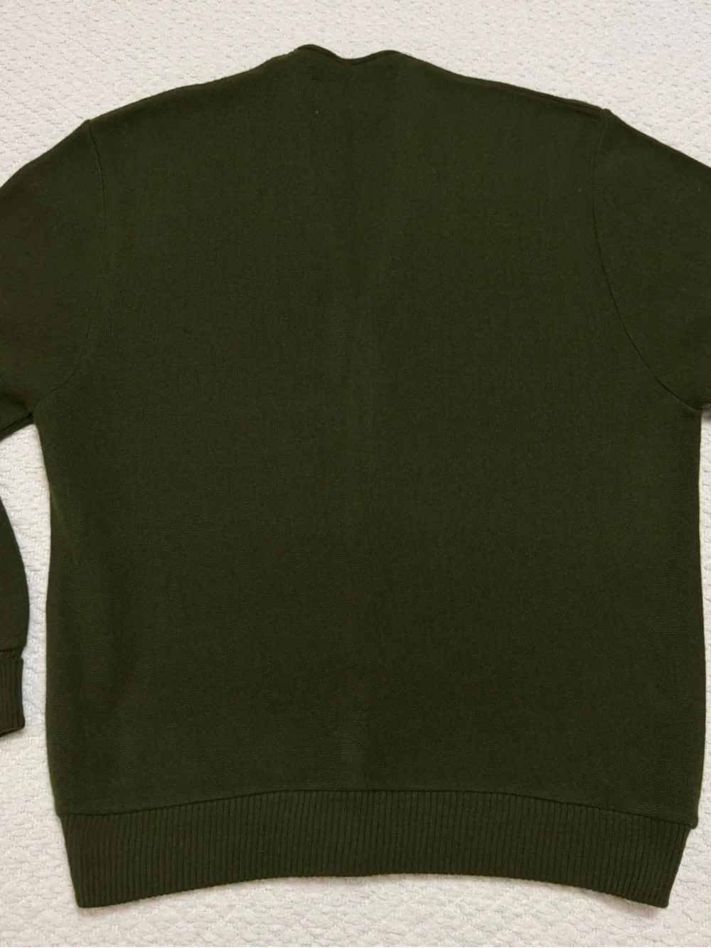 Robert Bruce Arnold Palmer Green Sweater Cardigan 100% Orlon Men’s Size Large